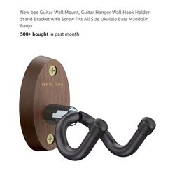 Brand new Guitar Wall Mount, Guitar Hanger Wall Hook Holder Stand Bracket with Screw Fits All Size Ukulele Bass Mandolin Banjo  Whitestone/Flushing, Q