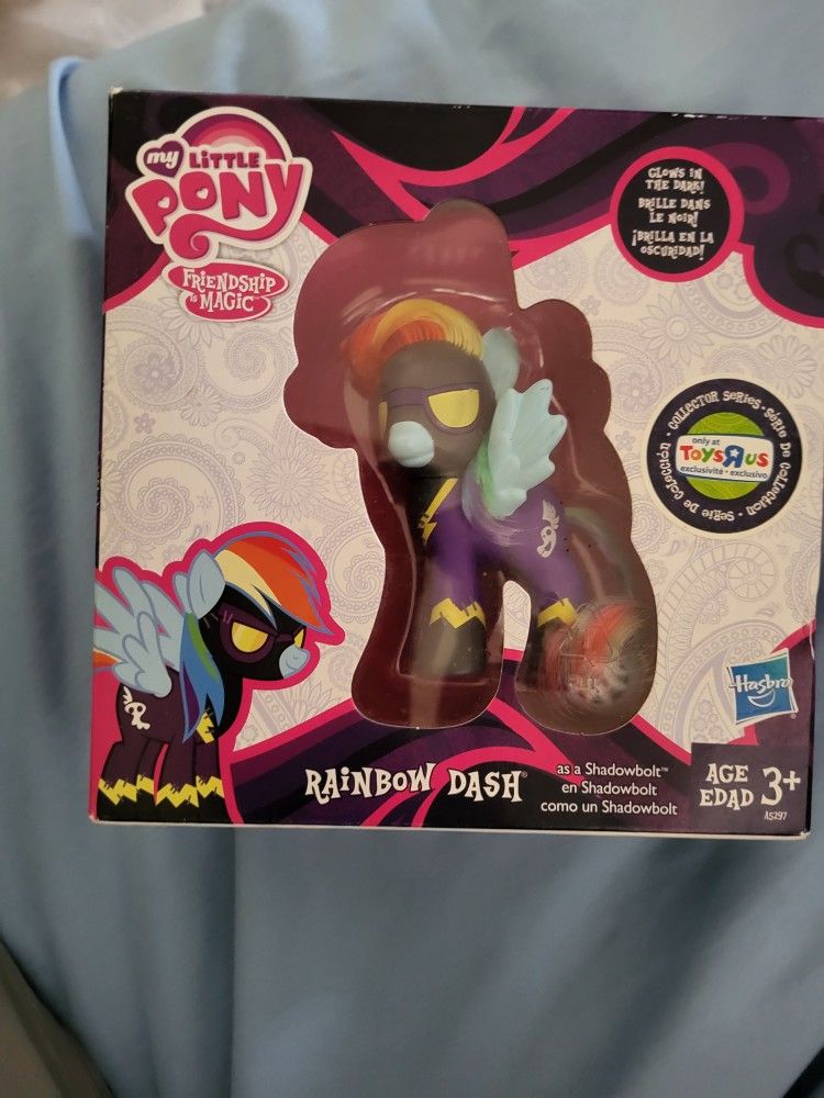 Hasbro MLP My Little Pony Rainbow Dash Shadowbolt Rare Toys R Us Exclusive Toy