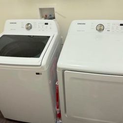 New Samsung Electric Washer and Dryer