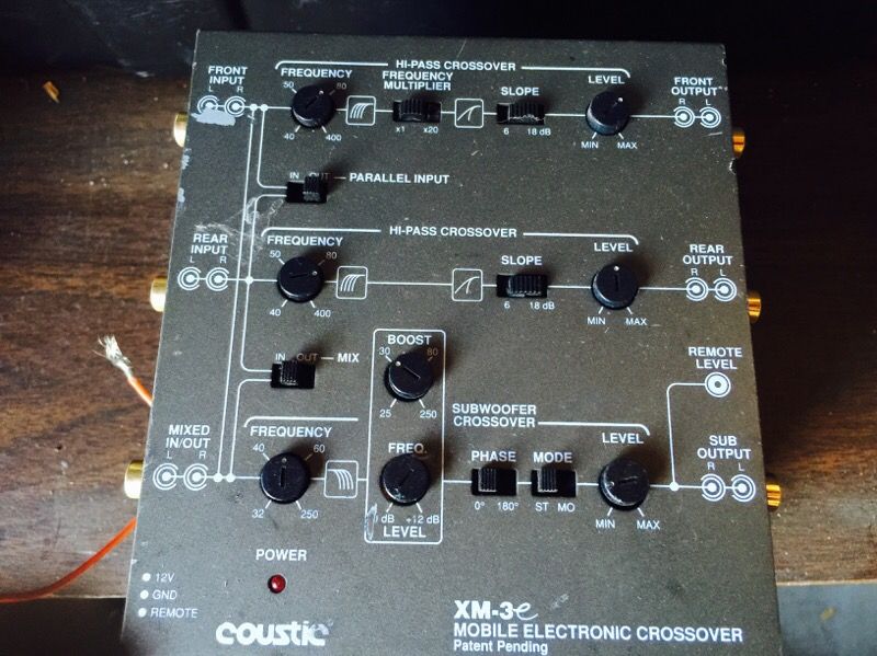 Old school Coustic XM-3e 2/3 way crossover $80.00