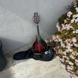 Great 😌 Vangoa A-Style 8-String Acoustic/Electric Mandolin Red Sunburst