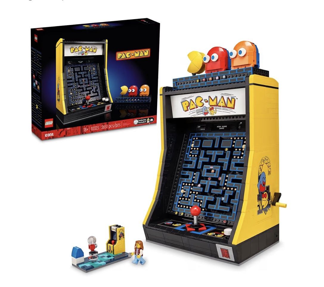 LEGO Icons PAC-Man Arcade Building Sets for Adults - Collectible
