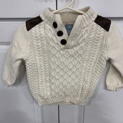 Baby GAP Boy Zip Up Sweater Size 6-12M