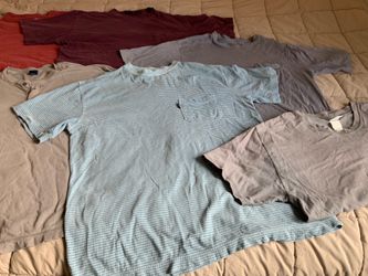 Bundle 6 Mens T-Shirts   “gently worn” FREE