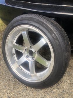 JNC 19x10.5 rims and tires. 5x115mm