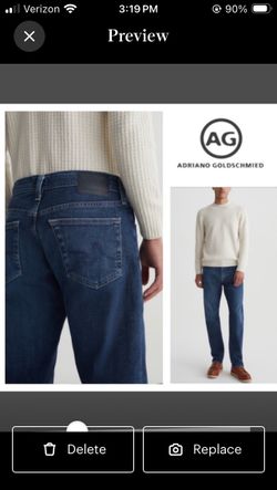 AG adriano goldschmied the graduate jeans in 'emporch' (34x32)
