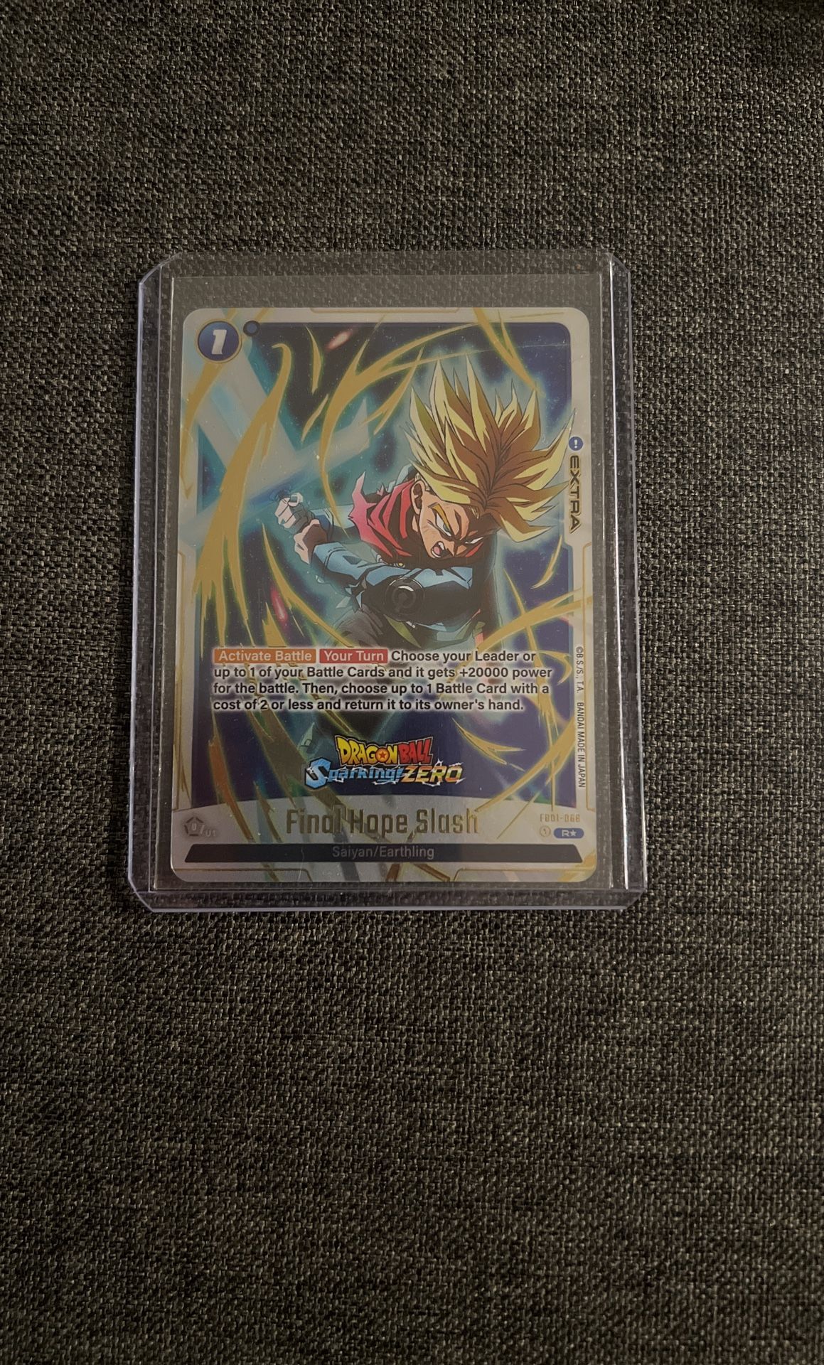 Final Hope Slash Dragon Ball Super Card Game Sparking Zero Premium Collectors Edition