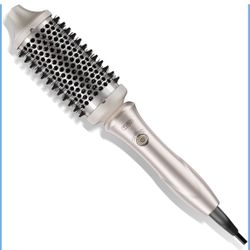 TYMO Thermal Brush Heated Round Brush - STYLUX Blowout Volumizer with Flexi-Fit Tech for Hair Straig