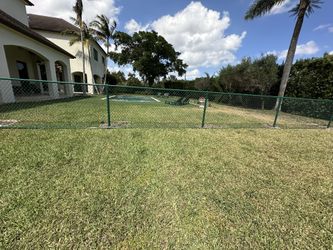 Chain link fence