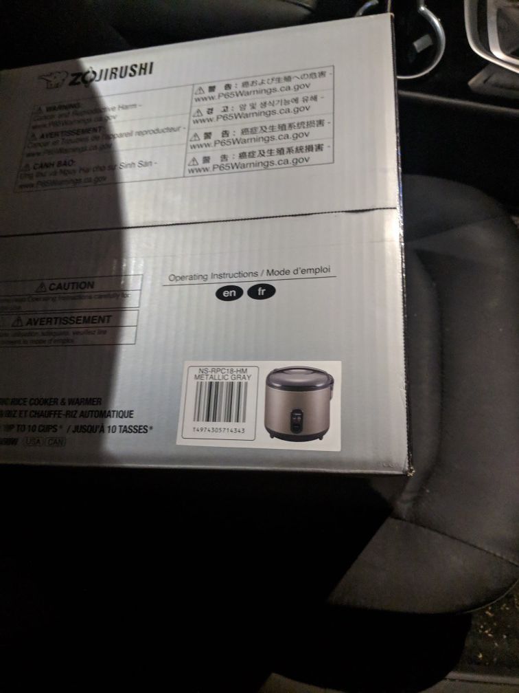 ZOJIRUSHI Rice Cooker for Sale in Rosemead, CA - OfferUp