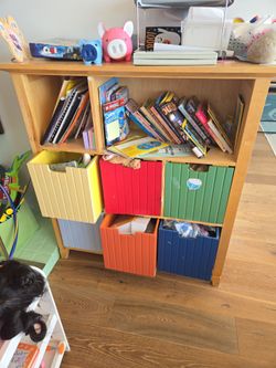 Wood bookshelf