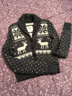 Abercrombie & Fitch, Moose holiday print sweater