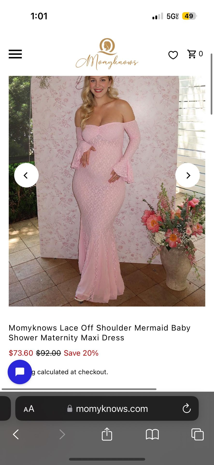 Mommy Knows Maternity Pink Dress