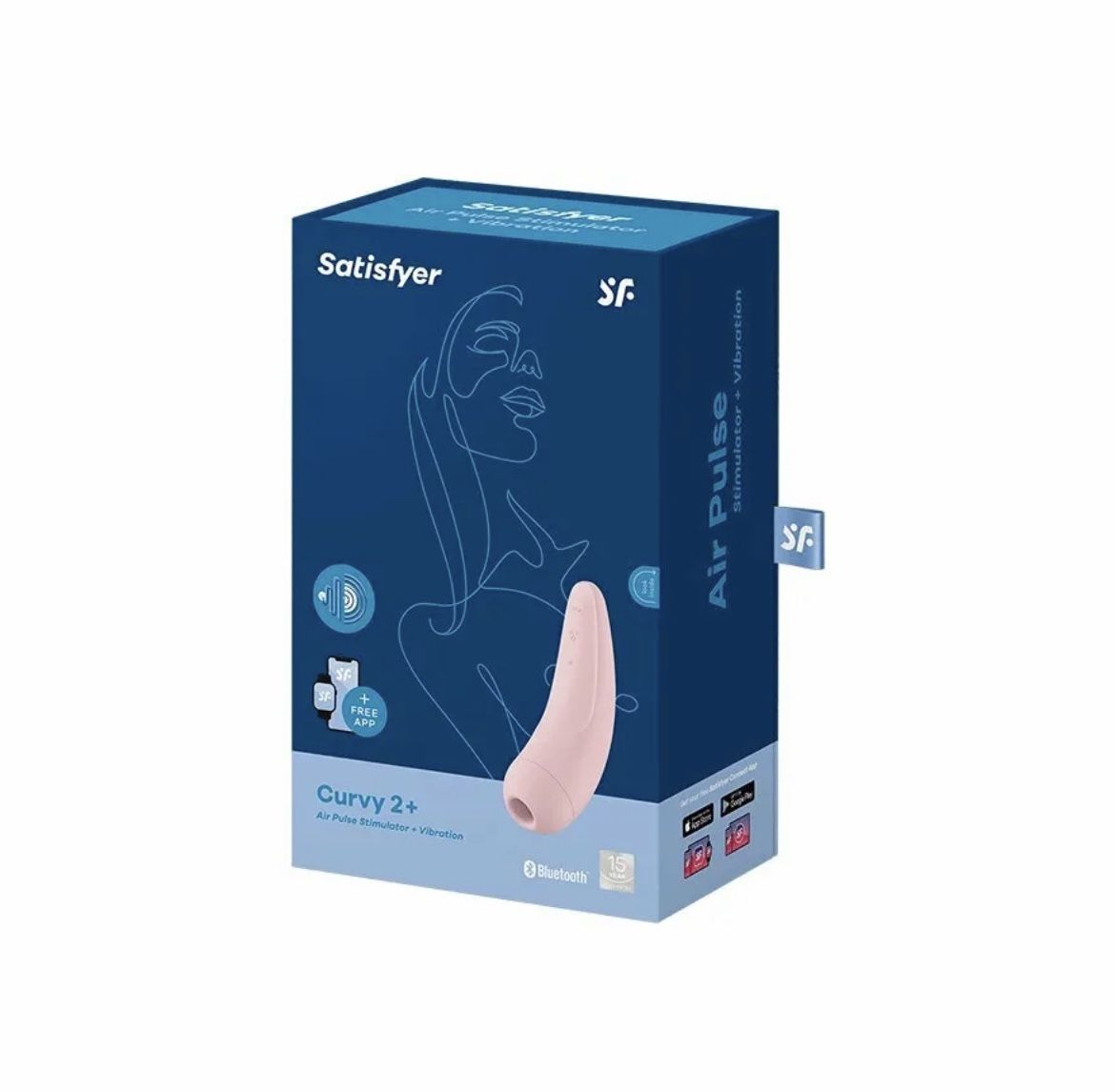 SATISFYER CURVY 2 + PINK AIR PULSE STIMULATION
