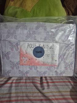 Posh Petites Twin Sheet Set – Butterfly Print