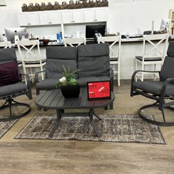 Love Seat 2 Chairs Ready To Go W Table 