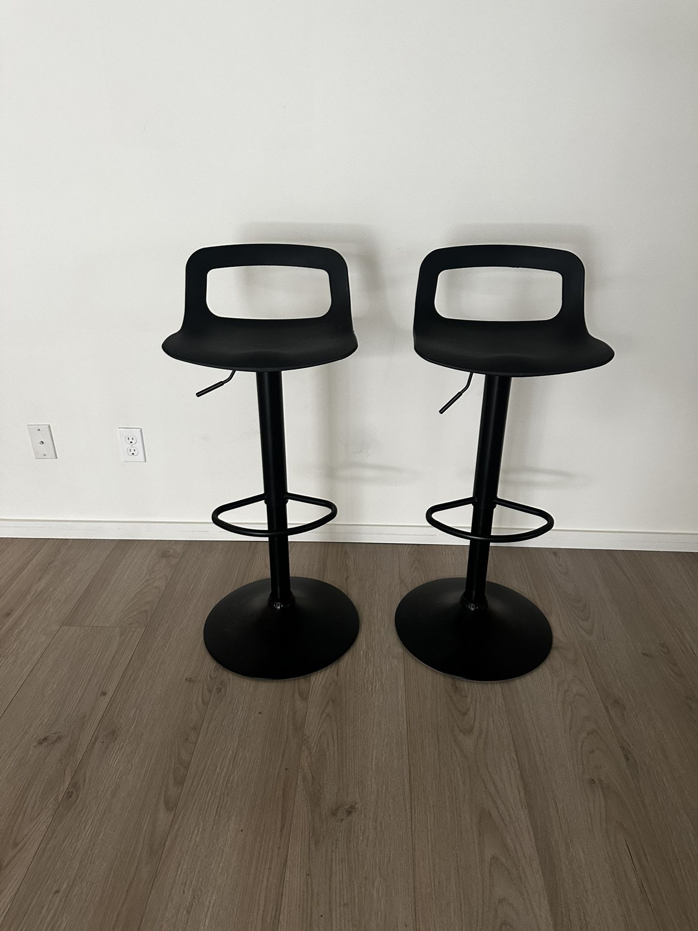 Two Adjustable Bar Stools
