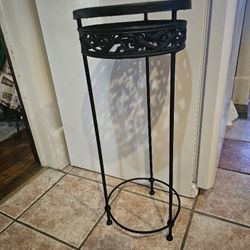 Vintage Ornate Cast Iron Plant Stand