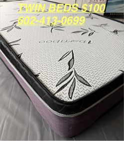 Twin Mattress Only $100 Soft. Medium. Or Firm Available 