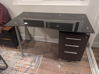 Desk and computer chair $100