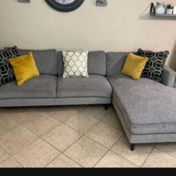 Beautiful Grey Sectional Couch From Living spaces 