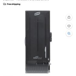 Dixie SSKD120 SmartStock 10 in. x 8.75 in. x 24.75 in. Utensil Knife Dispenser - Translucent Gray (120/Carton)