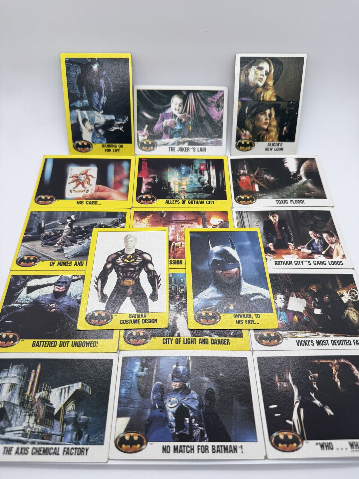 Vintage Batman & Joker Trading Cards 1989