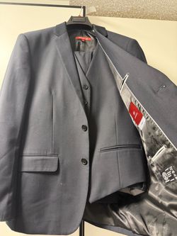 3 Piece Charcoal Suit - 42s