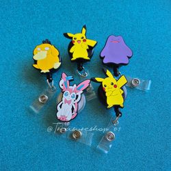 Pokemon badge reels.