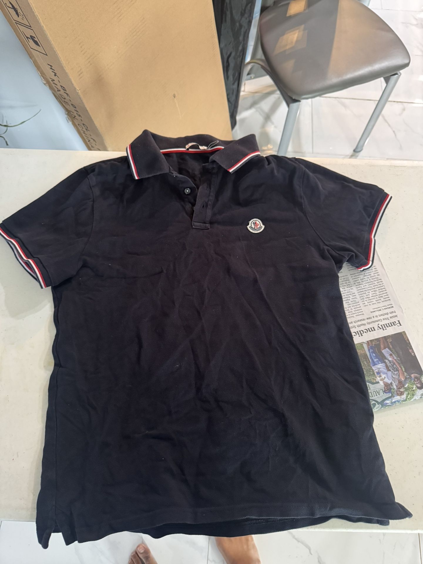 Small Moncler Collard Shirt