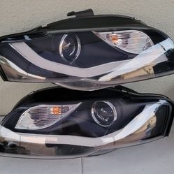 06-08 Audi A4 LED Projector Headlights Luces Calaveras Micas Faros Focos Faroles