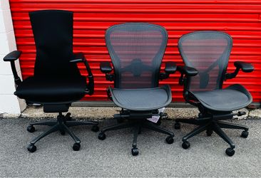 HERMAN MILLER AERON REMASTERED & EMBODY CHAIRS – BRAND NEW – SIZE B & SIZE C AVAILABLE