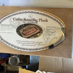 Cedar roasting plank