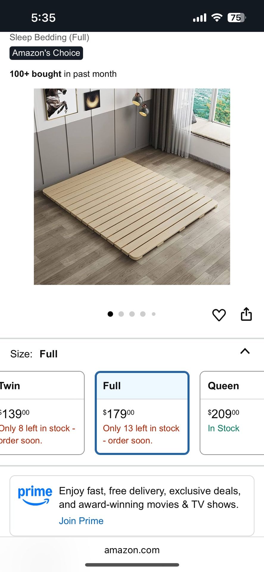 Breathable Moisture-Proof Bed Plate, Guest Tatami Mat,Wood Roll-Type Slatted Bed Japanese Floor Futon Mattress, Floor Sleep Bedding (Full)