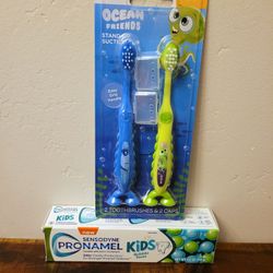 Kids Toothbrush & Toothpaste
