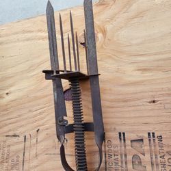 Antique mole gopher trap 