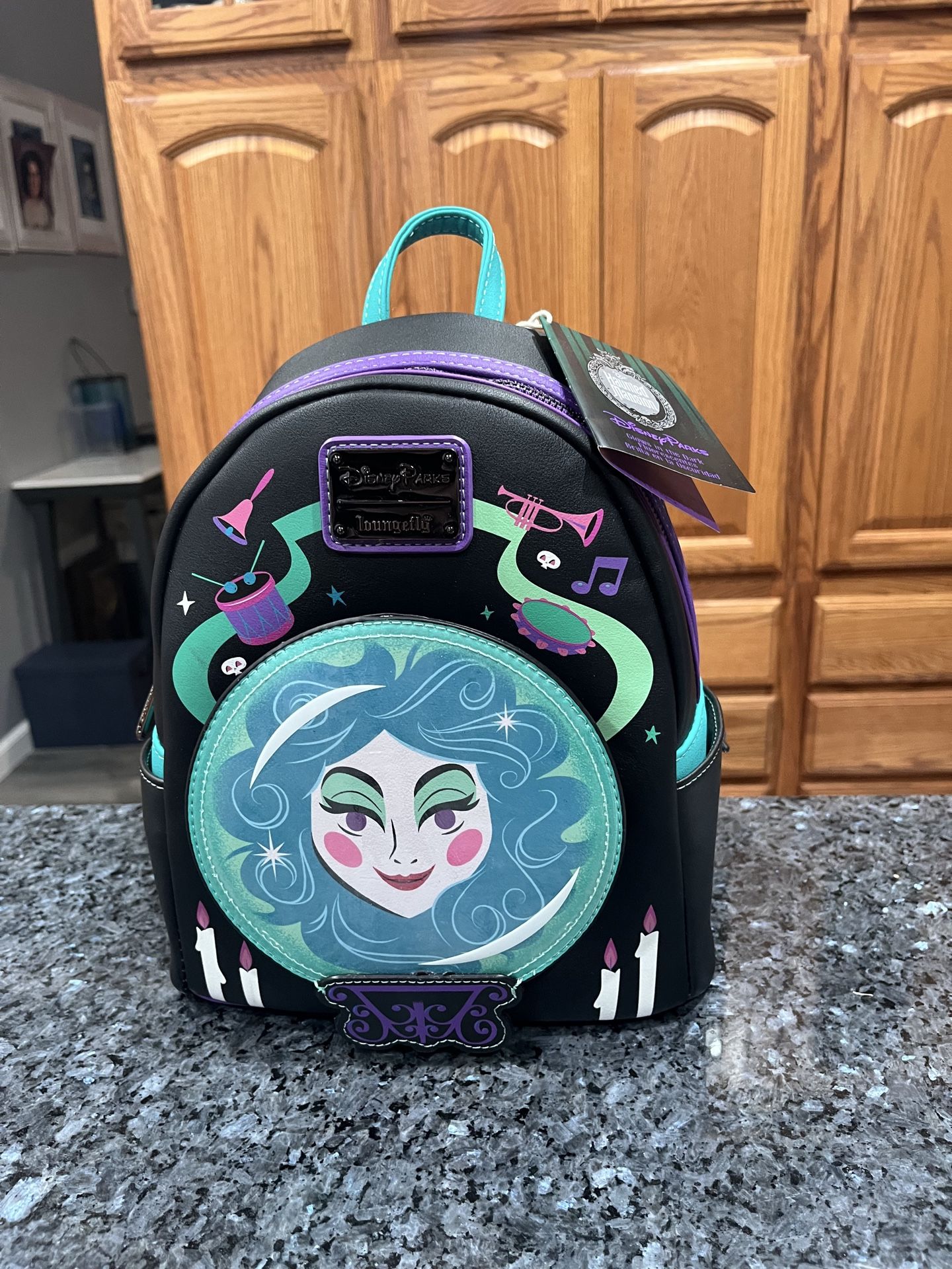 Disney parks Lounge Fly Madame  Leota backpack Loungefly Disney Parks Madame Leota Mini | Mercari main image 3