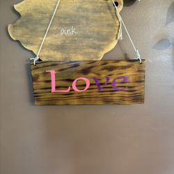 “ Love “ Hanging Sign