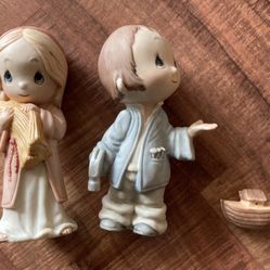 Precious Moments (?) Noah, Wife, Ark