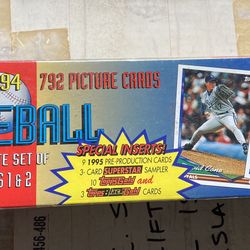 1994 Topps Baseball Factory Complete Set Of Series 1 & 2 792 cards Sealed