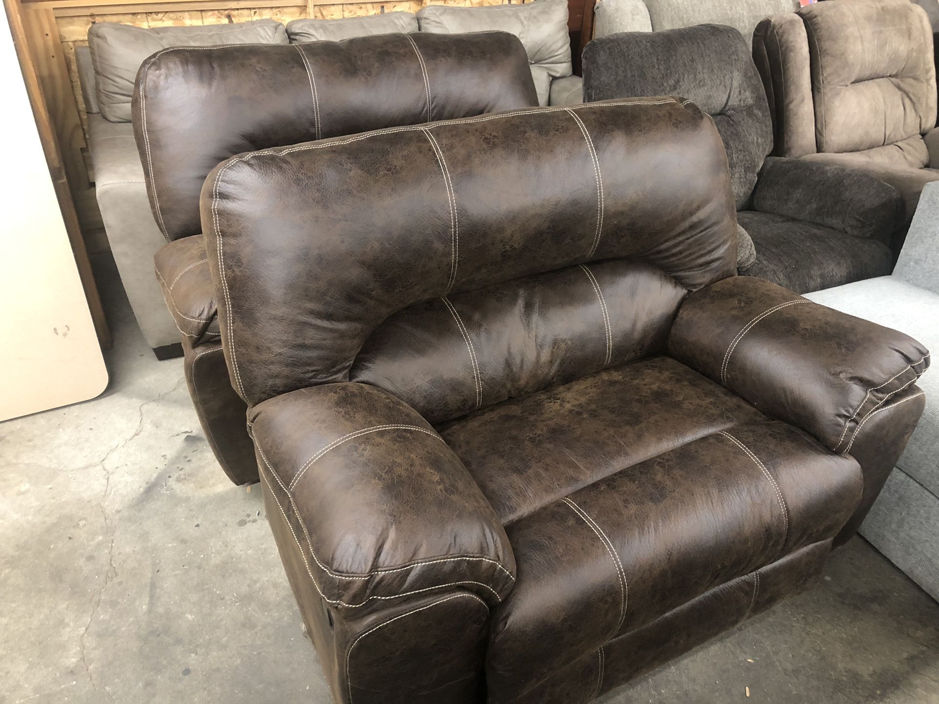 Stallion Brown Snuggle Up Recliner