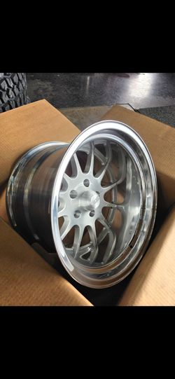 17x11" American Racing VN477 billets chrome silver brushed