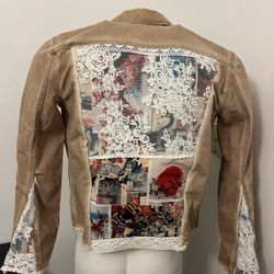 Custom Jean Jacket Japanese Print