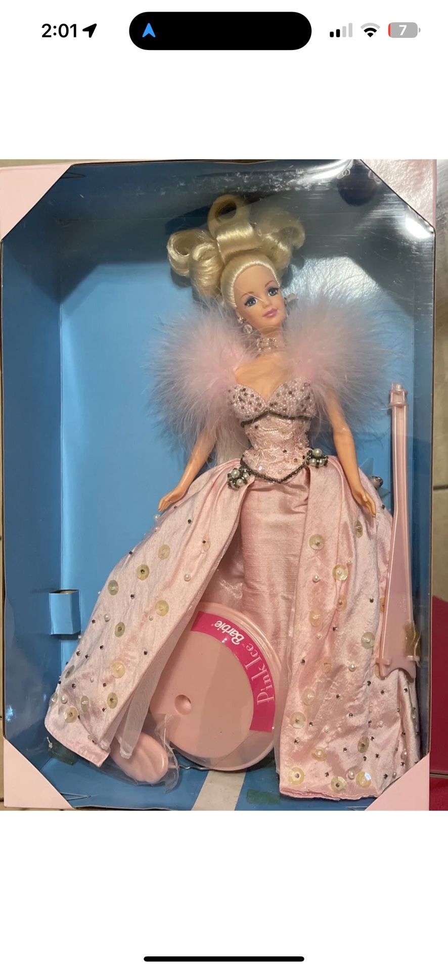 Pink Ice Barbie Doll Limited Edition 1st in a Series 1996 Mattel #15141, NRFB