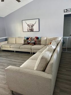 Sectional off white really nice