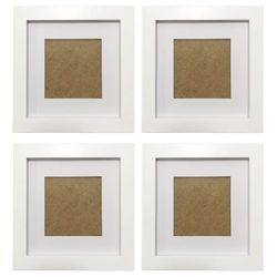 White Picture Frames. Set Of 6. Brand New!