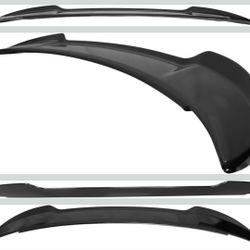 Rear spoiler compatible with Dodge Charger 2015-2023, Gloss Black ABS, V3 Style, 2016-2020.