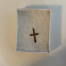 14k Gold Plated Cross Pendant 