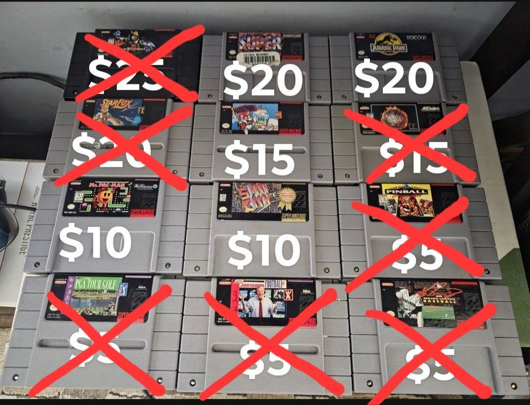 SUPER NINTENDO GAMES