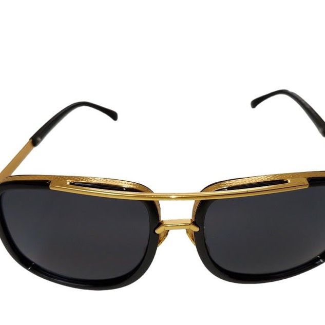 EmerisPrime Black  & Gold  Quality Sunglasses Vintage 
